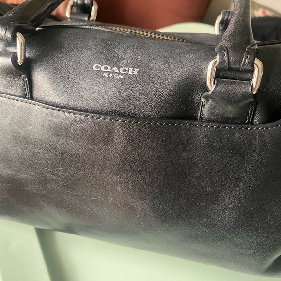 Coach Black legacy Haley Leather Satchel - Picture 4 of 7